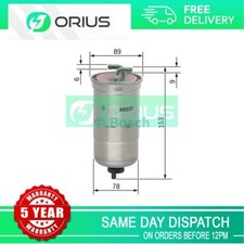 Fuel Filter Orius Fits Rover VW Land Rover MG Ford Seat Honda + Other Models