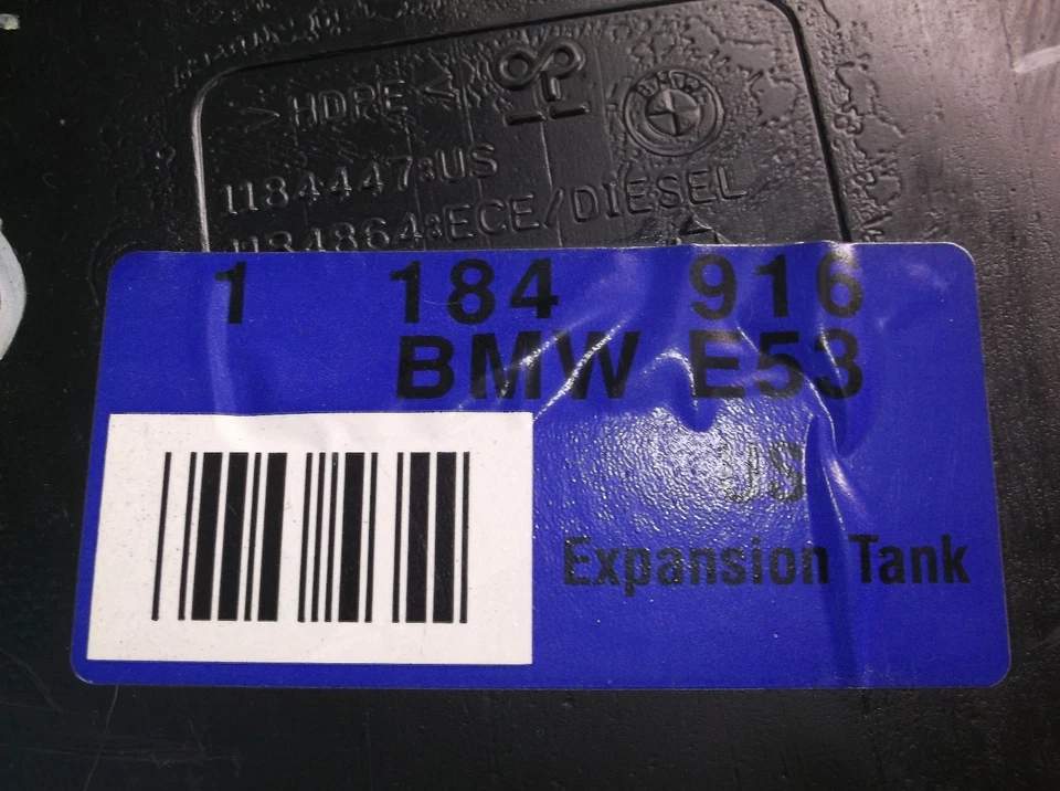 BMW X5 E53 2000-2006 tanque de expansión de combustible 1184916 OEM NS604142 Foto 4 de 4