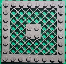 Lego 4151 Plate Modified 8 x 8 with Grille 10019 Rebel Blockade Runner Dark Gray