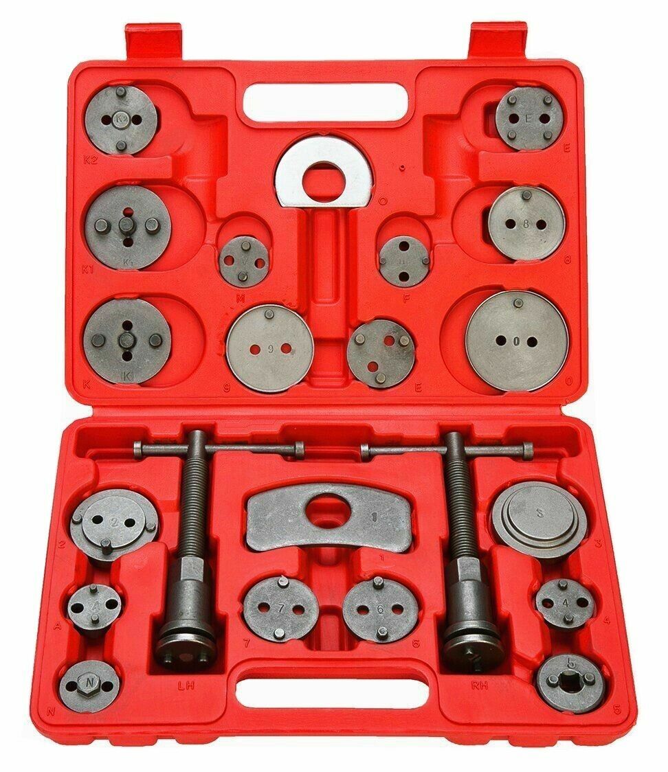 22PCS/ One Set Universal Car Disc Brake Caliper Piston Rewind Wind Back Tools