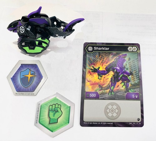Bakugan GEOGAN Rising - darkus SHARKTAR - w/ Card - NEW