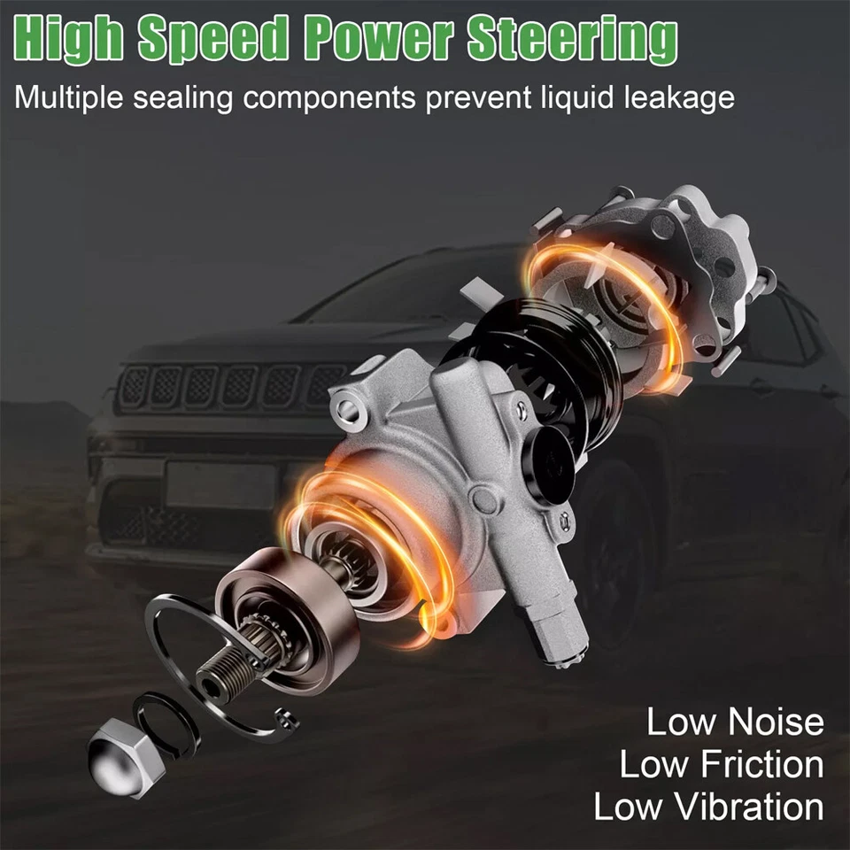 Bomba de dirección asistida con tira para Honda Civic CX DX LX Si EX HX EX-R GX 1,6 L 96-00 Foto 3 de 4