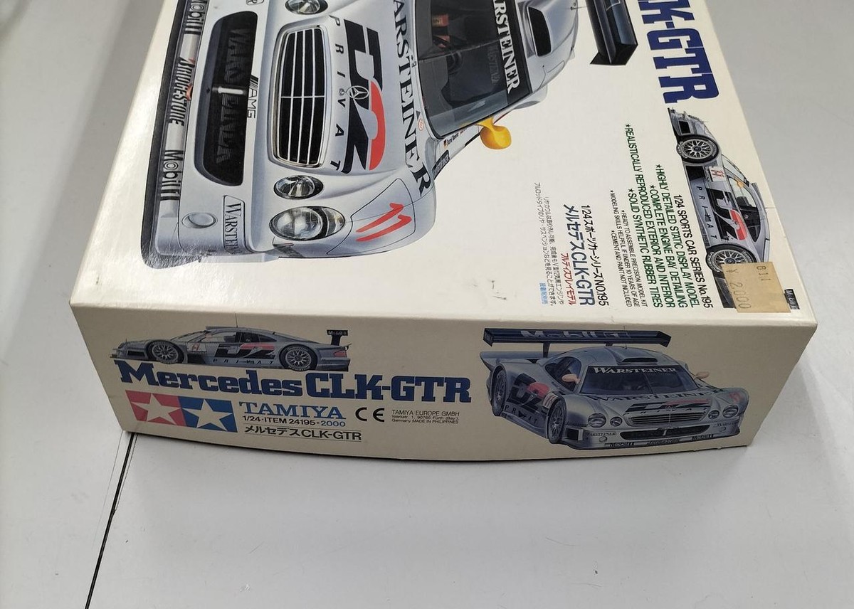 Mercedes CLK-GTR 1/24 スポーツカーシリーズ No.195 Tamiya Mercedes Benz CLK-GTR 1/24 Sports Car Series No. 195