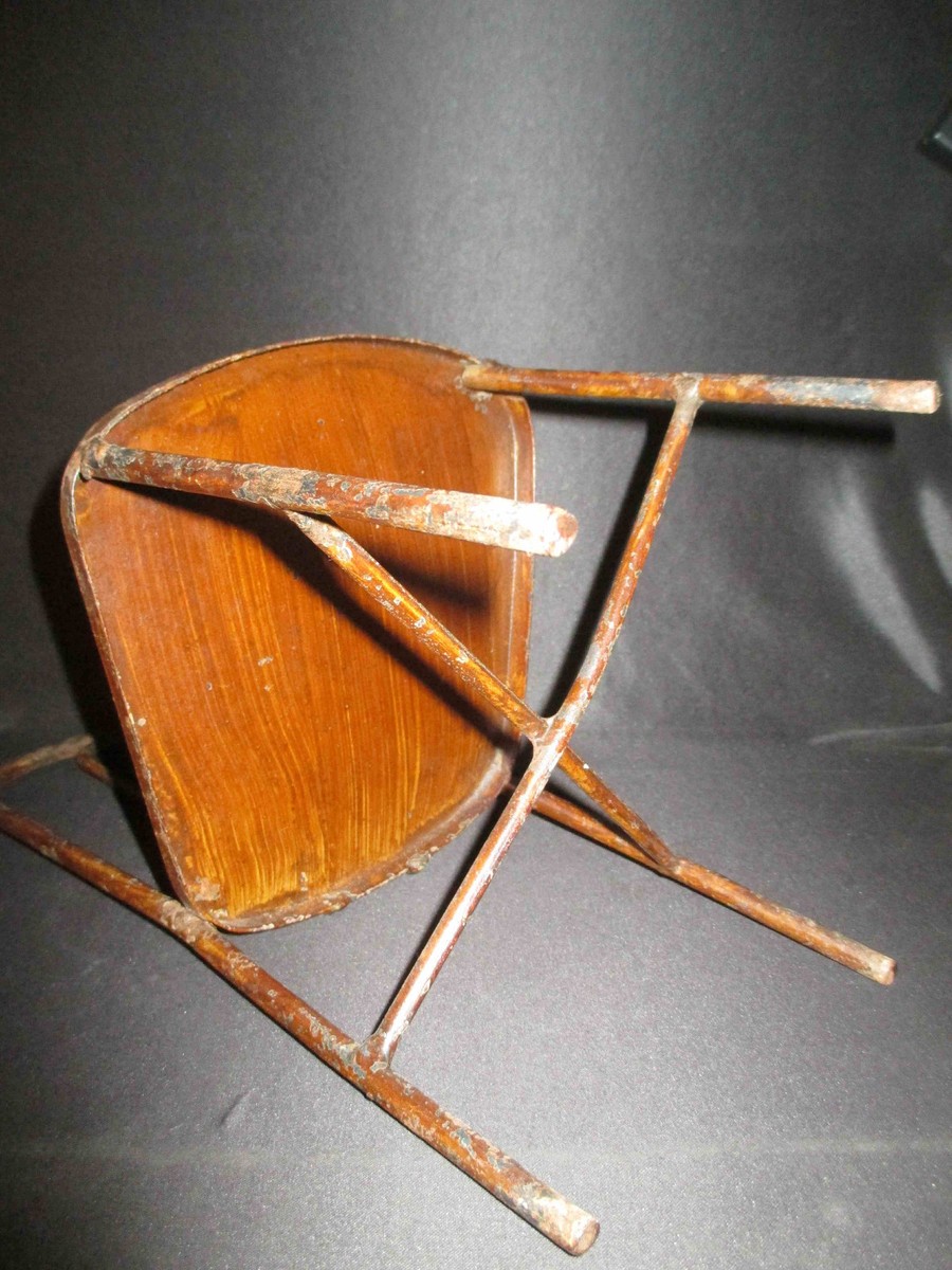 Ancienne Poupée Marin Articulée en Tôle Peinte | Selency