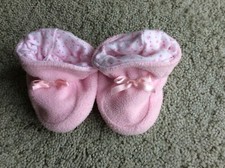 Pink Marks and Spencer Baby Shoes 0-1 Month