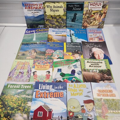Grade 3 Rigby, Levels N-O, Lot of 20 - Leveled Readers Guided Reading Books HMH 