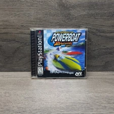 Sony PlayStation 1 (PS1) VR Sports Powerboat Racing Tested Works Good