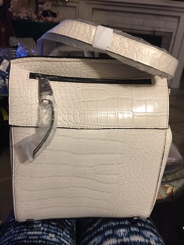 Neiman marcus Kari Crocodile Backpack 
