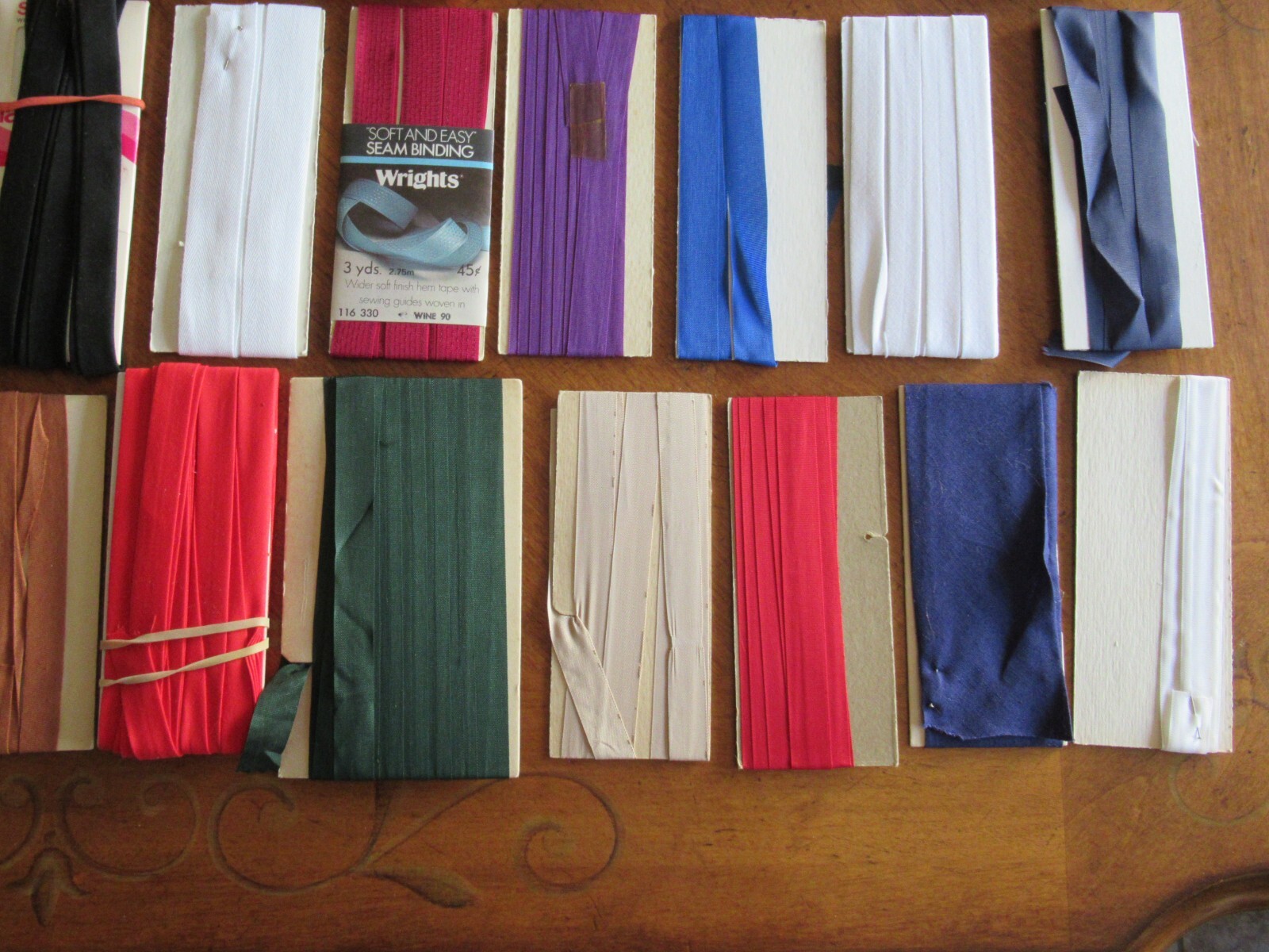 Vintage Mixed Lot Bias Tape Hem Facing Seam Blanket Binding Piping Lot