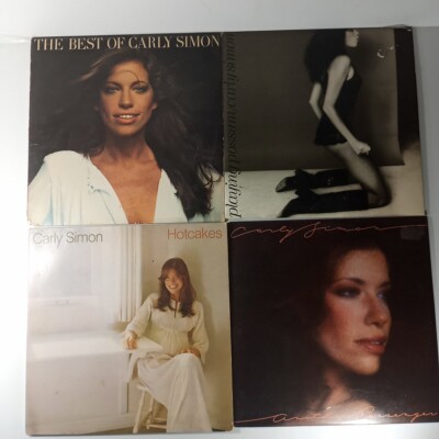 Lot Of 4 Carly Simon Best of  Another Pasanger  HotCakes Playing Possum Vinyl LP