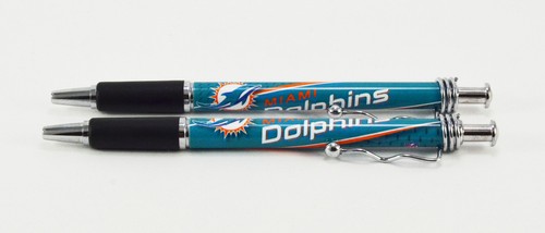 * Set of 2 * NFL Football Click Pens w/ Rubber Grip and Chrome - Pick your team! - 第 18/32 張圖片