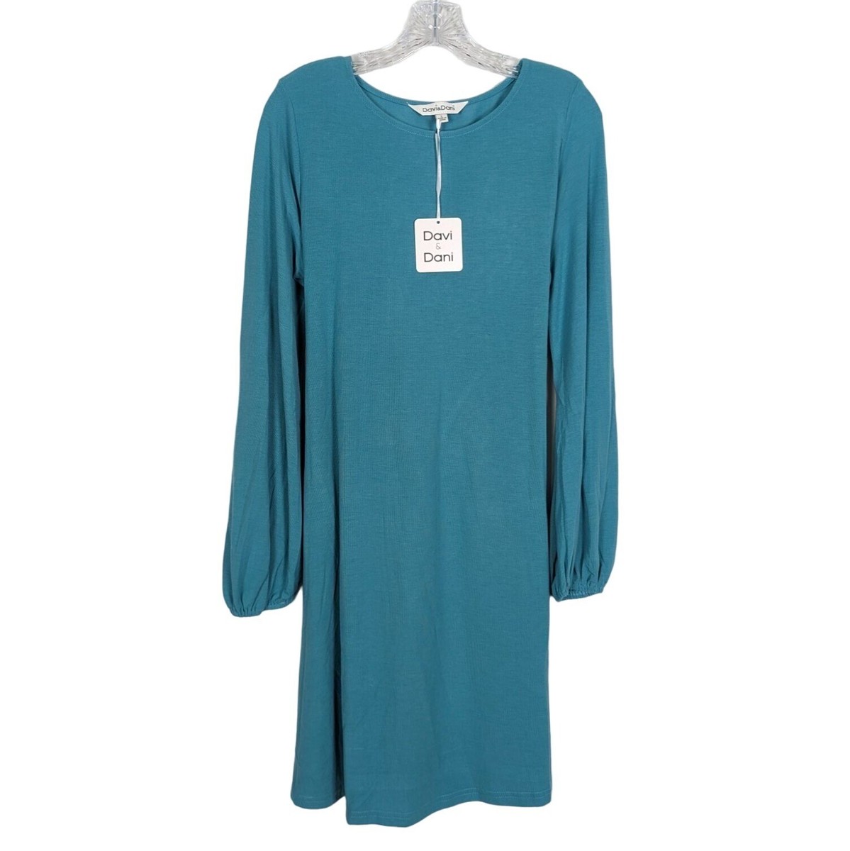 dani blue dress Dani smocked mini dress L main image 1