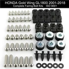 Fit For HONDA GL1800 GOLDWING 01-18 Motorcycle Complete Fairing Bolts Screw Kit