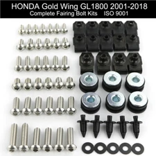 Fit For HONDA GL1800 GOLDWING 01-18 Motorcycle Complete Fairing Bolts Screw Kit 