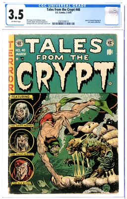 Tales from the Crypt #40 (EC, 1954) CGC VG- 3.5 Off-white pages - Rare comic