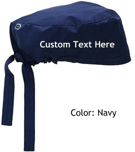Custom Personalized hat WonderWink Men's Wonderwork Unisex Scrub Cap women gift - Picture 6 of 16