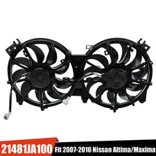 For 2007-2016 Nissan Altima Maxima 2.5 3.5 Dual AC Radiator Cooling Electric Fan