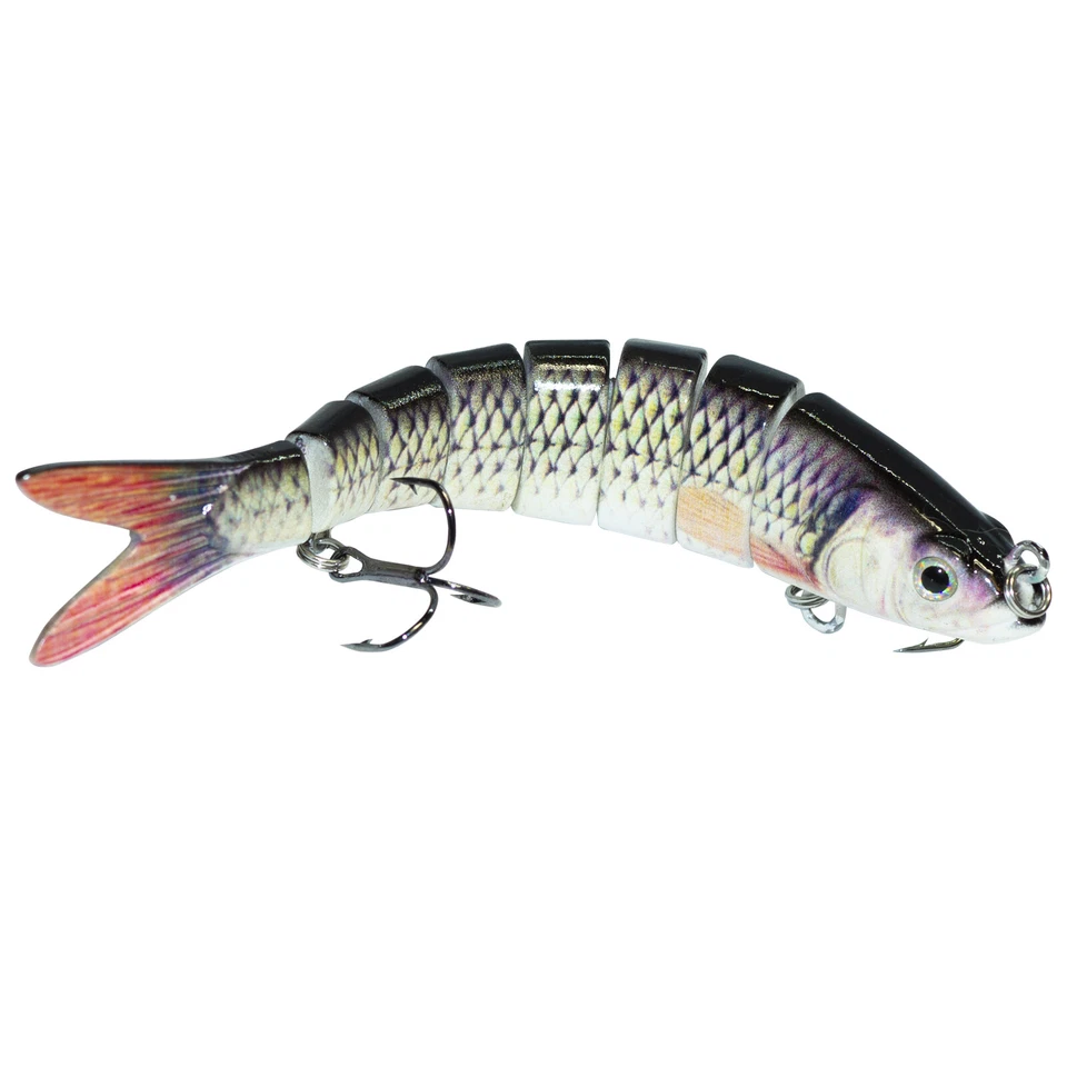 Wobbler Rotauge Köder Jerkbait Hecht Pilker Dorsch Barsch Zander mehrteilig - Bild 2 von 4