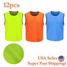 DH Scrimmage Training Vest Soccer Team Gym Set of 12 pcs Various Colors Men Size