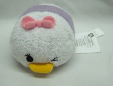 Walt Disney Store TSUM TSUM DAISY DUCK 3" Plush STUFFED ANIMAL Toy