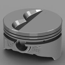 KB Performance SBC Flat Top Piston Set 4.030 Bore -7cc