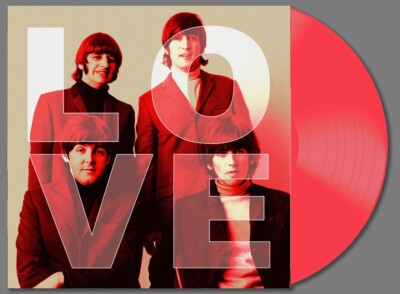 THE BEATLES LOVE SONGS LIMITED 500 ONLY RED COLOURED VINYL LPC ART83