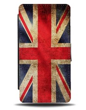Vintage Great British Flag Flip Wallet Case | Union Jack London Britain C350