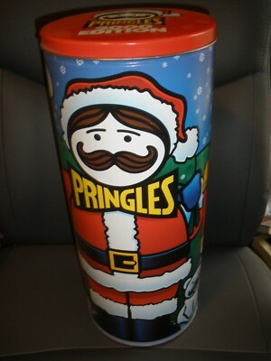 Pringles 2000 Edition Tin 16” Tall Santa, Snowman, Nutcracker | eBay