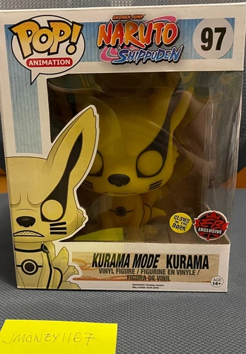 FUNKO POP NARUTO SHIPPUDEN KURAMA GLOW IN THE DARK #97 EB EXCLUSIVE