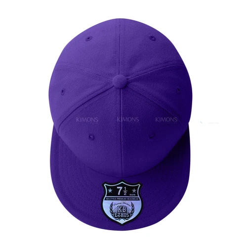 Premium Solid Fitted Baseball Cap Hat Blank Plain Flat Bill 9-Sizes Trucker 2026