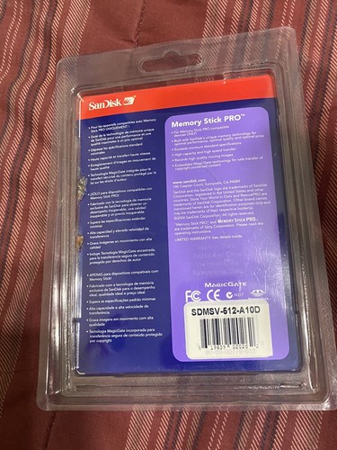 SanDisk Memory Stick Pro 512 Mb - Picture 2 of 2
