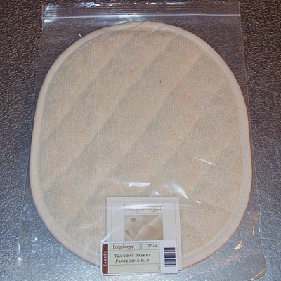 Longaberger Protective LARGE QUILTED OVAL HOT PAD 9x12 ~Last Ones~ Ships FREE!
