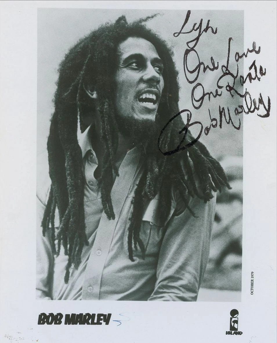 Bob Marley フォト 複製 シグネチャー 高品質 写真 - 画像1/3