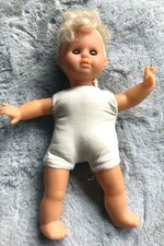 Babypuppe mit Schlafaugen - weicher Körper, 26 cm, blond, Puppe, Baby