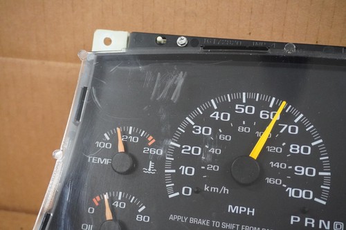 95 96 97 Chevy S-10 Blazer Cabezal de Instrumento Velocímetro Panel Fabricante de Equipo Original 94.005 millas - Imagen 3 de 7