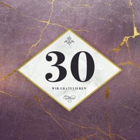 GäStebuch 30. Geburtstag, Geschenkidee, Personalisierbar, 80 Seiten