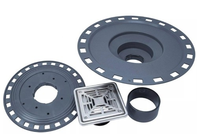 #ad #ad Laticrete Hydro Ban Bonding Flange PVC Brushed Stainless Grate $85.00