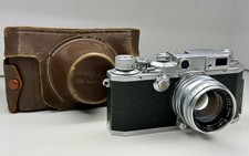 Vintage Canon EP Rangefinder 35mm Film Camera With Canon 50mm f/1.8 Lens Case