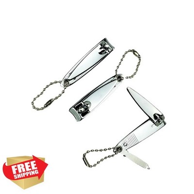 QPOIBSD 2 inch finger nail clipper 3 count white