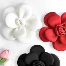 3D Petal Large Camellia Flower Applique 22X22 cm Accessory for Corsage Bag Dress