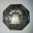 1776 - 1976 Liberty Bell USA OCTAGONAL 1oz 999 FINE Silver bar