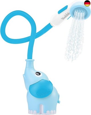Yookidoo Duschkopf für Baby-Badewanne, Elefanten-Wasserpumpe mit Stammauslauf 