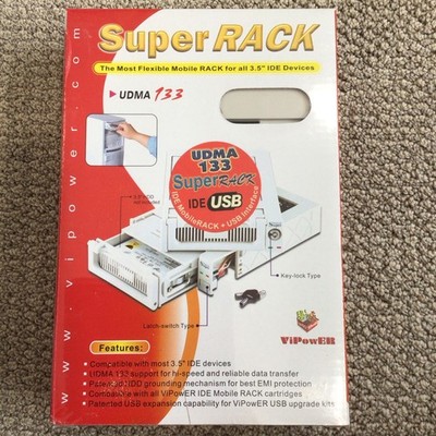 Vipower Mobile Super Rack Storage 3.5'' IDE hard drives VP-10KPFU-CE-133 NEW!