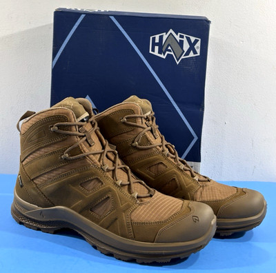 NIB 12 WIDE MEN'S HAIX BLACK EAGLE ATHLETIC 2.1 V GTX MID BOOTS 330137 COYOTE