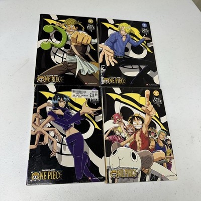 One Piece Anime DVD Lot Collection 5-8 All With Slipcovers Good Condition Lot