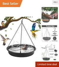 Multi-Functional Hanging Bird Bath and Feeder Tray - Attract Beautiful Birds