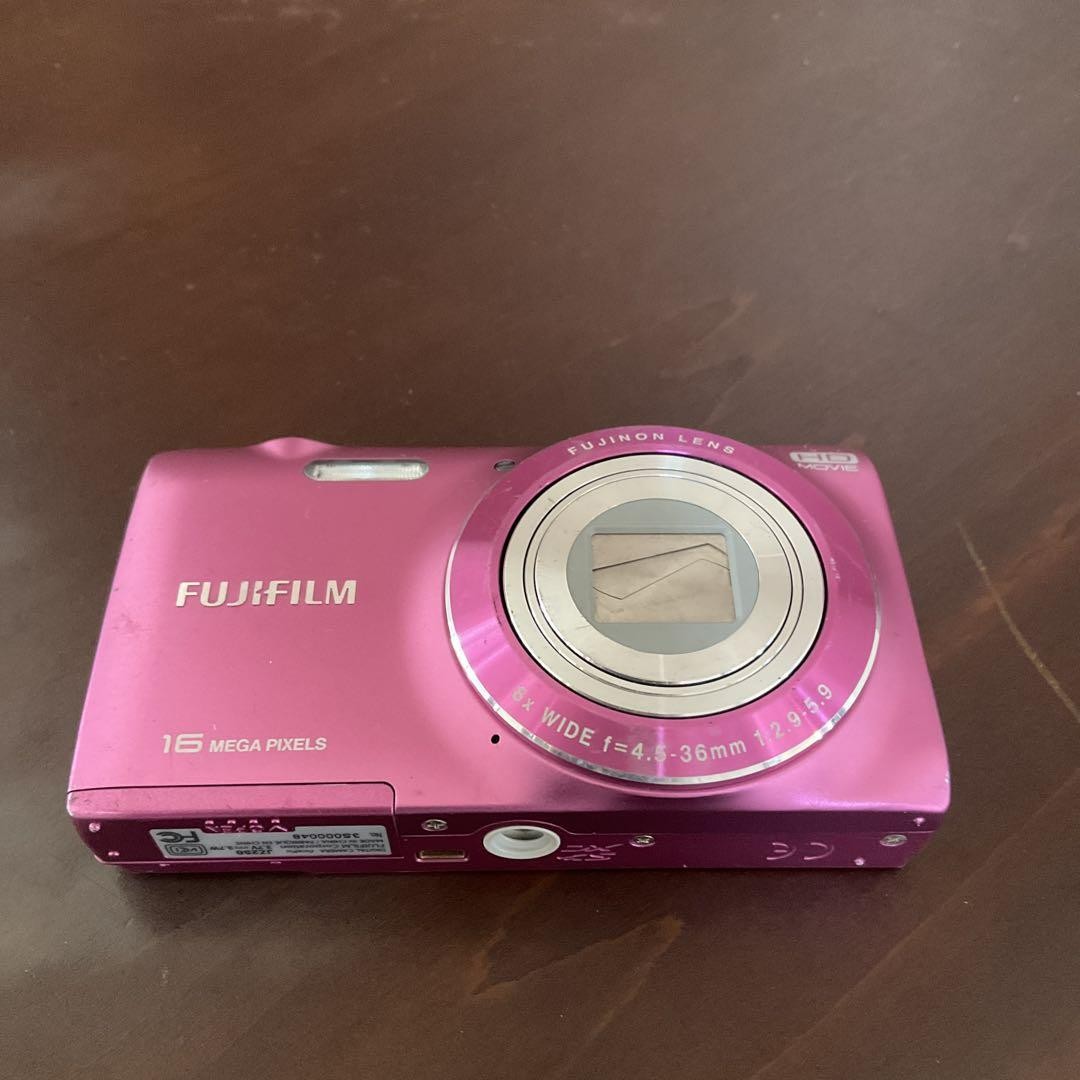 FUJIFILM FINEPIX JZ250 Compact Digital Camera Pink Japan Used | eBay