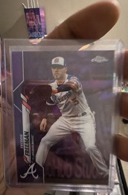 2020 Topps Chrome - Freddie Freeman #131 Purple Refractor /299