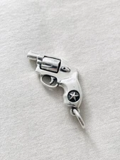 King Baby Studio 925 Silver Small Revolver Pendant