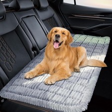 Backseat Dog Car Bed Mat, Non-Slip Travel Dog Bed for Backseat Extenders, Lig...